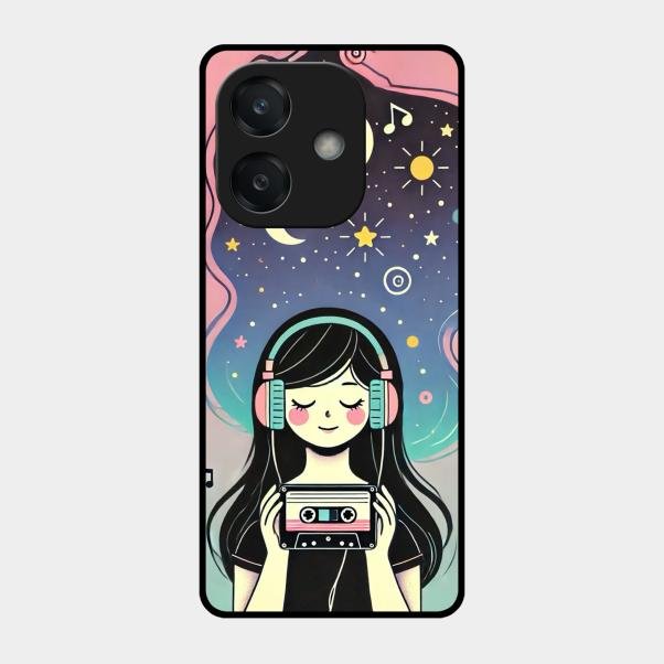 luna glossy metal case cover for Oppo A3X 5G