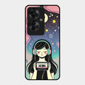 luna glossy metal case cover for Oppo F25 Pro 5G