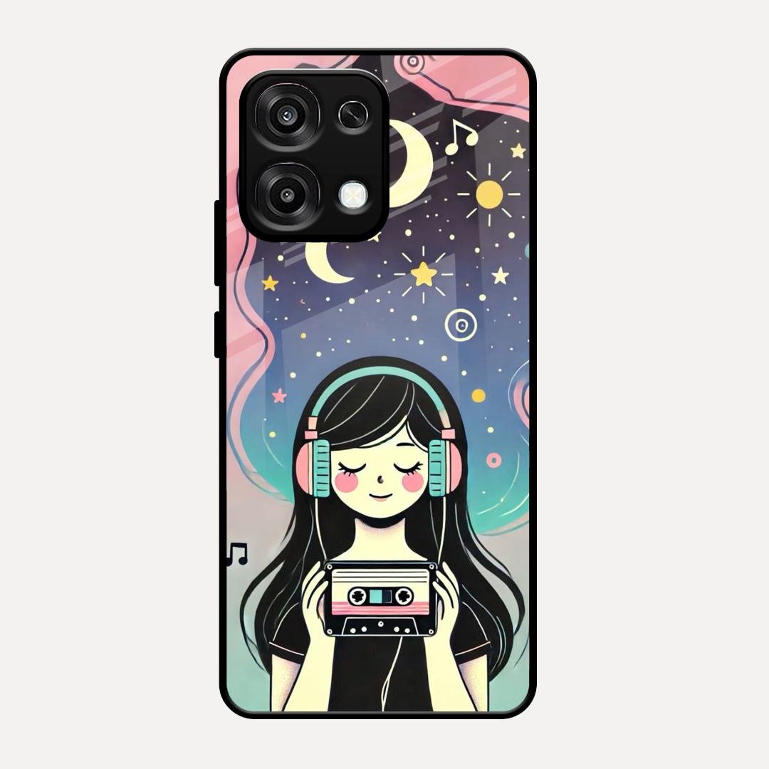 luna glossy metal case cover for Oppo F31 5G