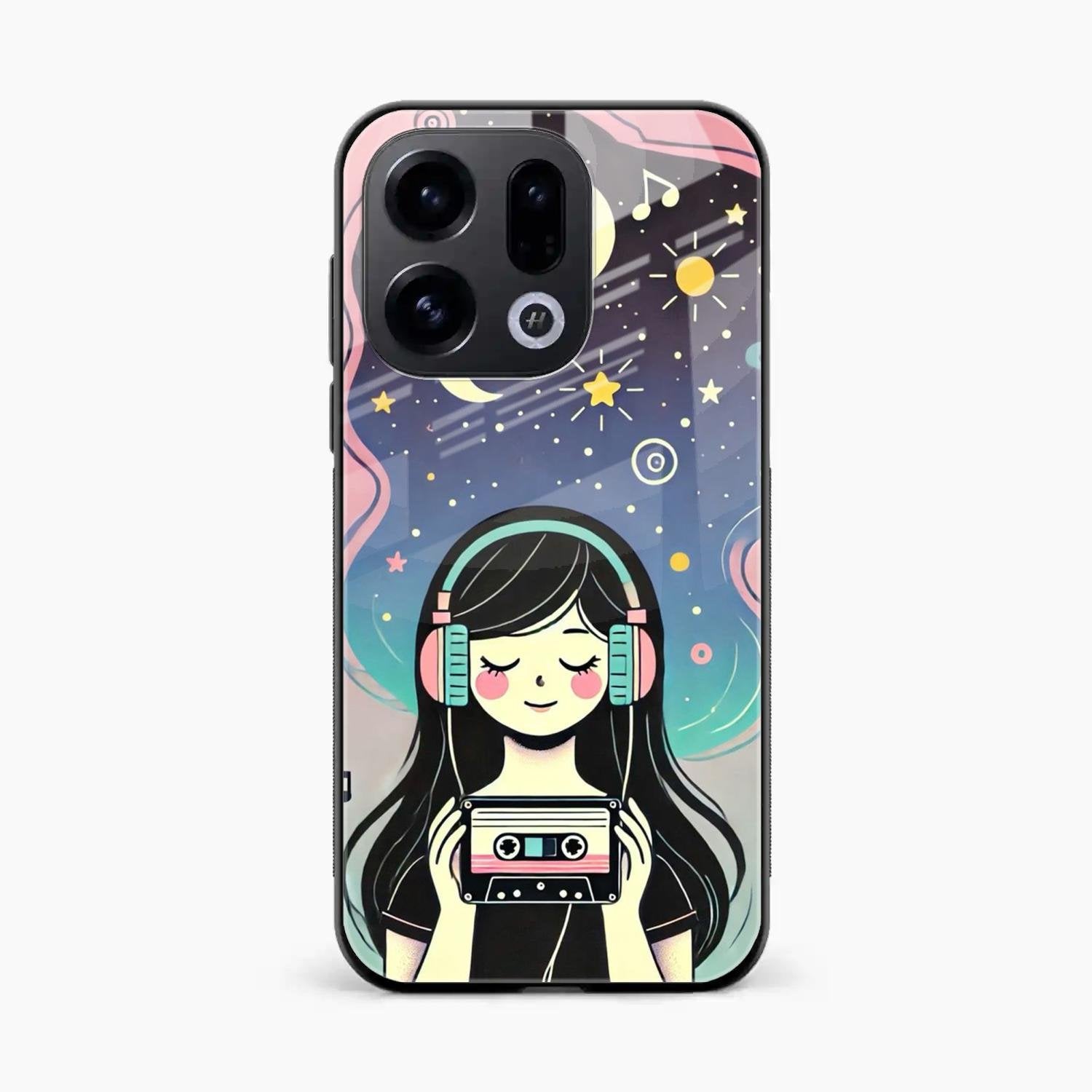 luna glossy metal case cover for Oppo Find X9 5G