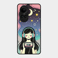 luna glossy metal case cover for Oppo Reno 10 5G