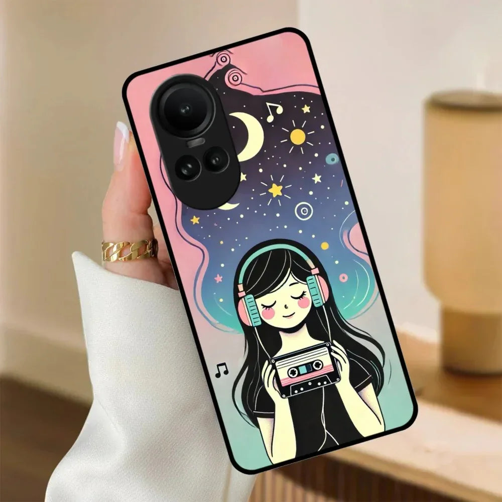 Luna Glossy Metal Case Cover For Oppo - ShopOnCliQ