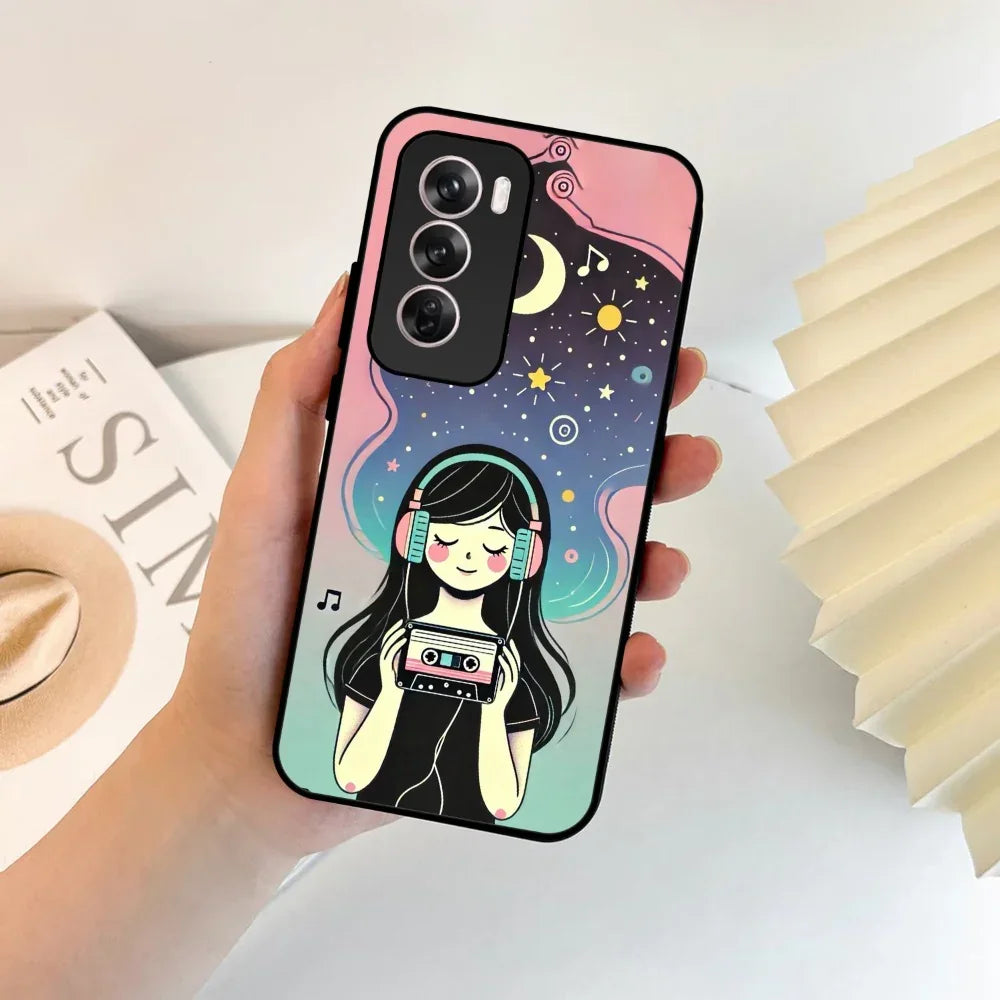 Luna Glossy Metal Case Cover For Oppo - ShopOnCliQ