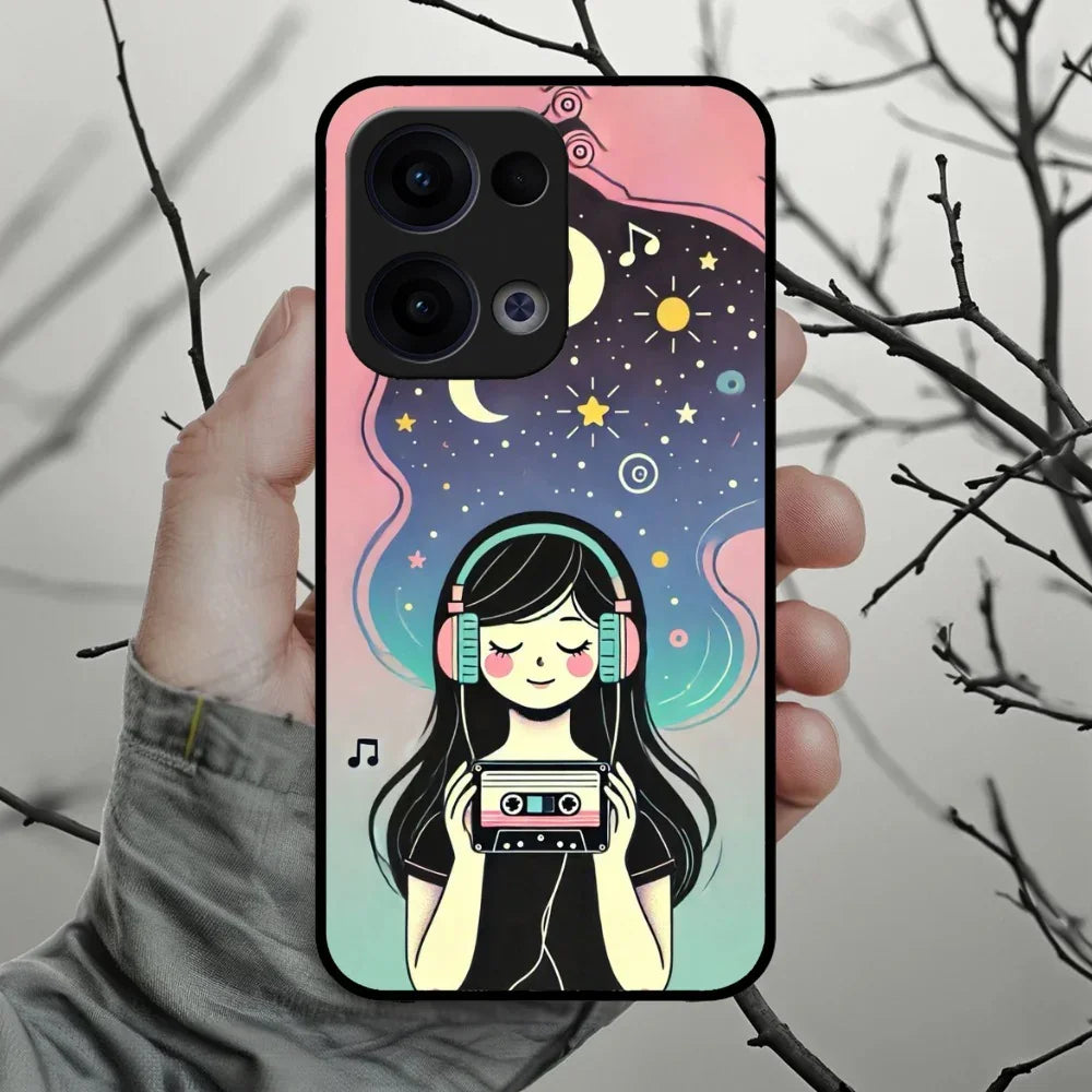 Luna Glossy Metal Case Cover For Oppo - ShopOnCliQ
