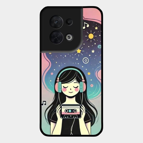 luna glossy metal case cover for Oppo Reno 8 5G