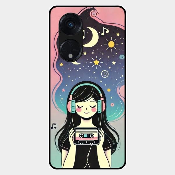 luna glossy metal case cover for Oppo Reno 8T 5G