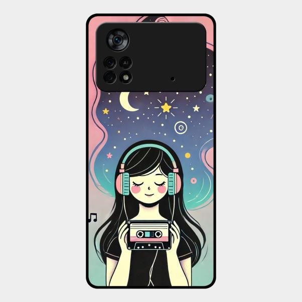 luna glossy metal case cover for Poco X4 Pro 5G