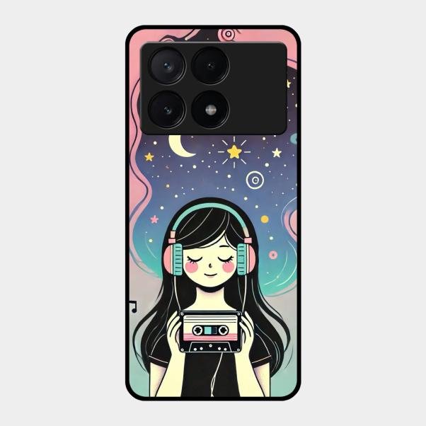 luna glossy metal case cover for Poco X6 Pro 5G