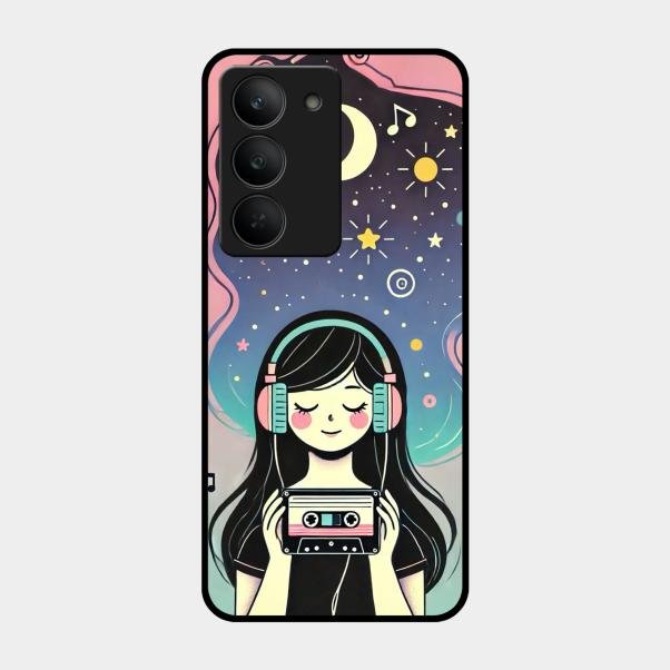 luna glossy metal case cover for Realme 14X 5G