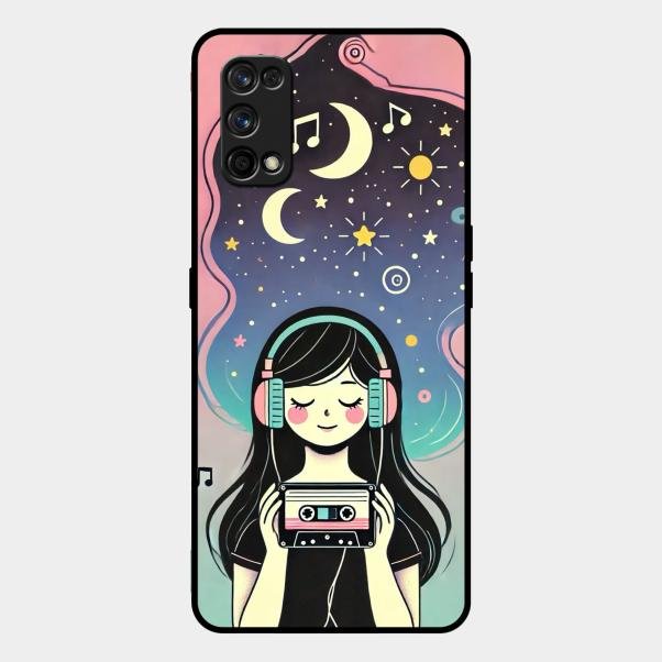 luna glossy metal case cover for Realme 7 Pro