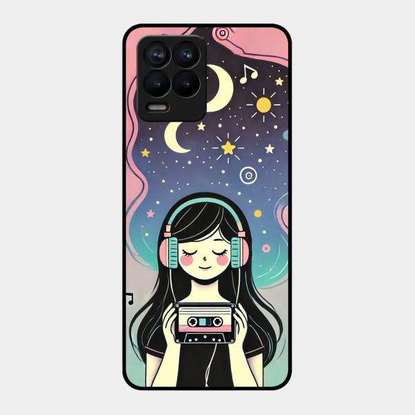 luna glossy metal case cover for Realme 8 Pro