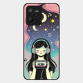 luna glossy metal case cover for Realme C35