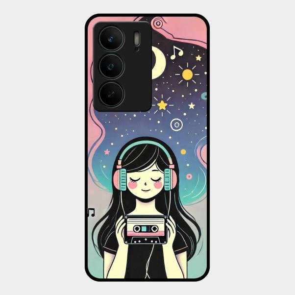 luna glossy metal case cover for Realme C75 5G