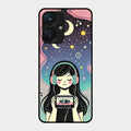 luna glossy metal case cover for Redmi 13C 5G