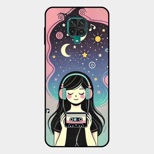 luna glossy metal case cover for Redmi Note 10 Lite