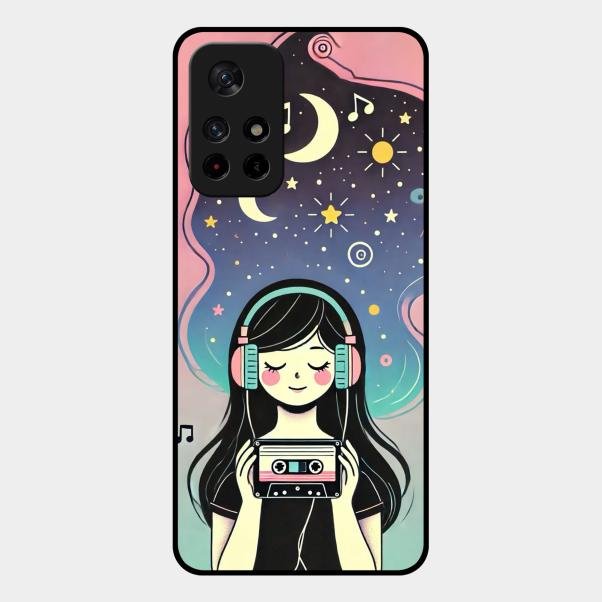 luna glossy metal case cover for Redmi Note 11T 5G