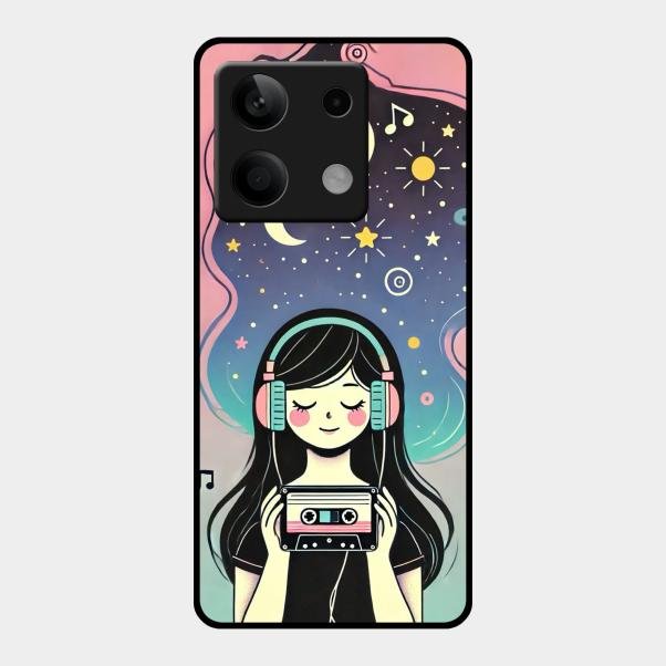 luna glossy metal case cover for Redmi Note 13 5G