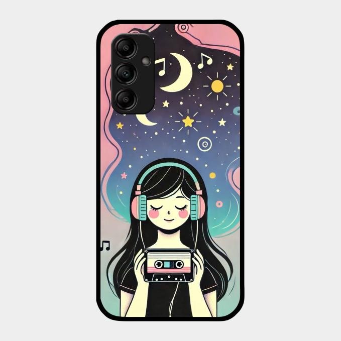 luna glossy metal case cover for Samsung Galaxy A14 5G