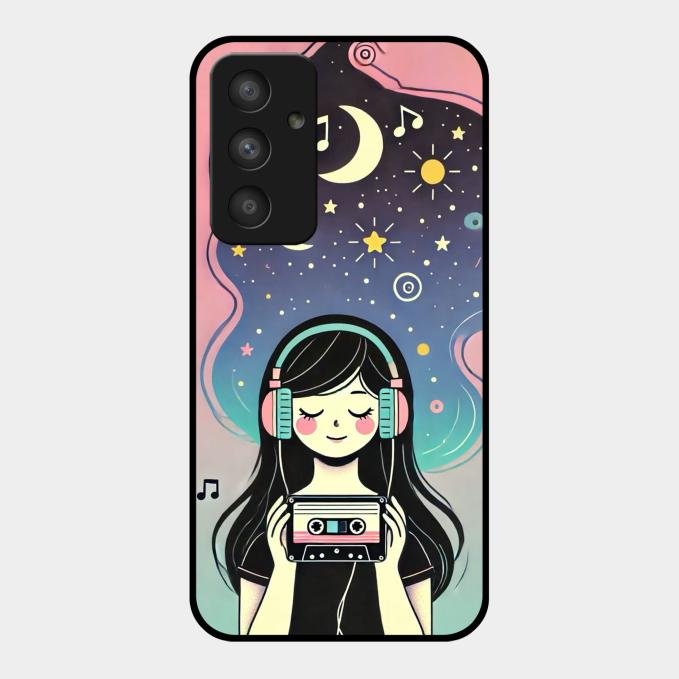 luna glossy metal case cover for Samsung Galaxy A54 5G