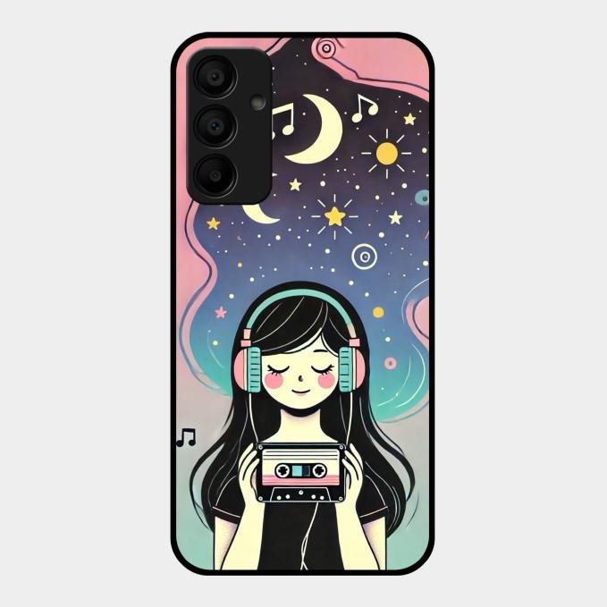 luna glossy metal case cover for Samsung Galaxy M15 5G