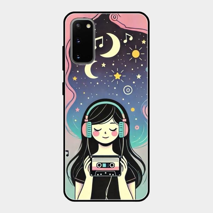 luna glossy metal case cover for Samsung Galaxy S20