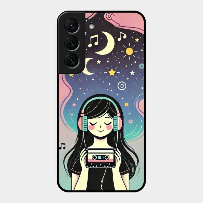 luna glossy metal case cover for Samsung Galaxy S22 5G