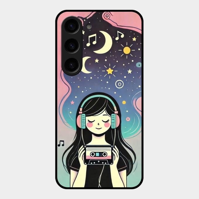 luna glossy metal case cover for Samsung Galaxy S23 5G