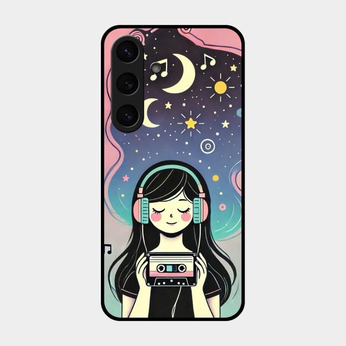 luna glossy metal case cover for Samsung Galaxy S25 Plus 5G
