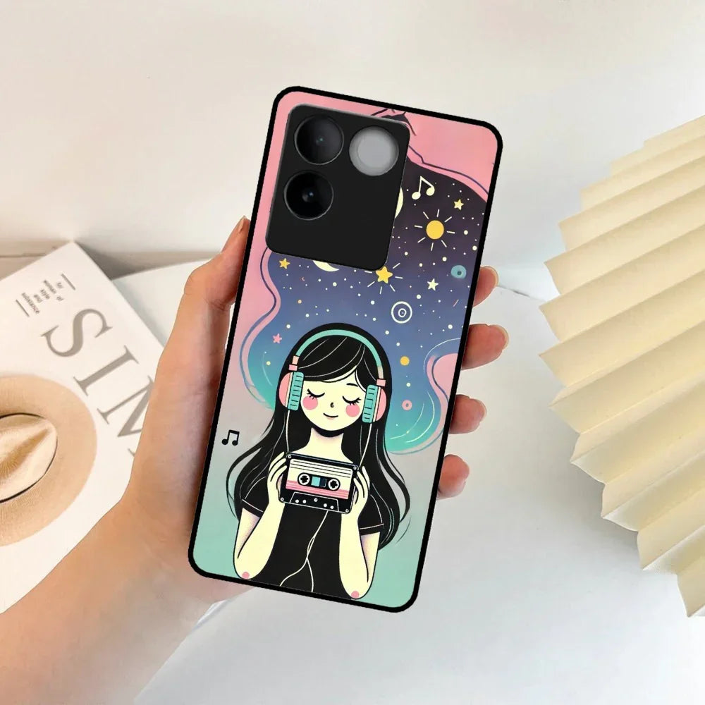 Luna Glossy Metal Case Cover For Vivo - ShopOnCliQ