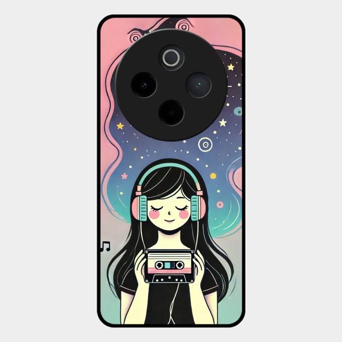 luna glossy metal case cover for Vivo T4 5G