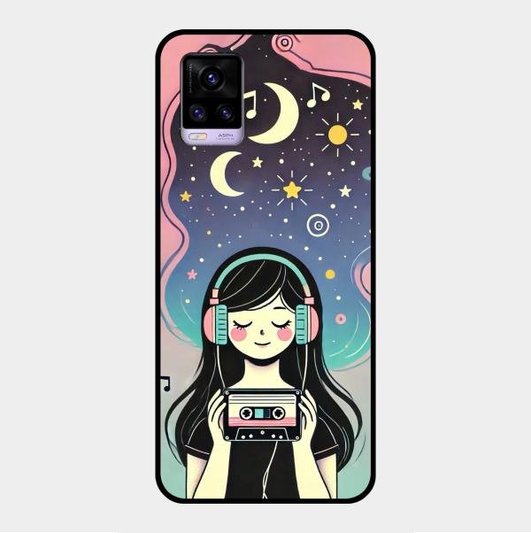 luna glossy metal case cover for Vivo V20