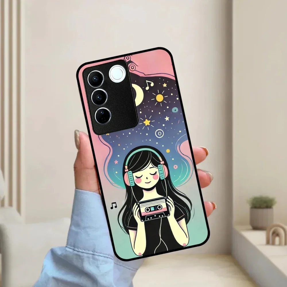 Luna Glossy Metal Case Cover For Vivo - ShopOnCliQ