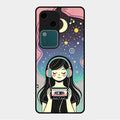 luna glossy metal case cover for Vivo V30 5G