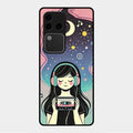 luna glossy metal case cover for Vivo V30 Pro 5G