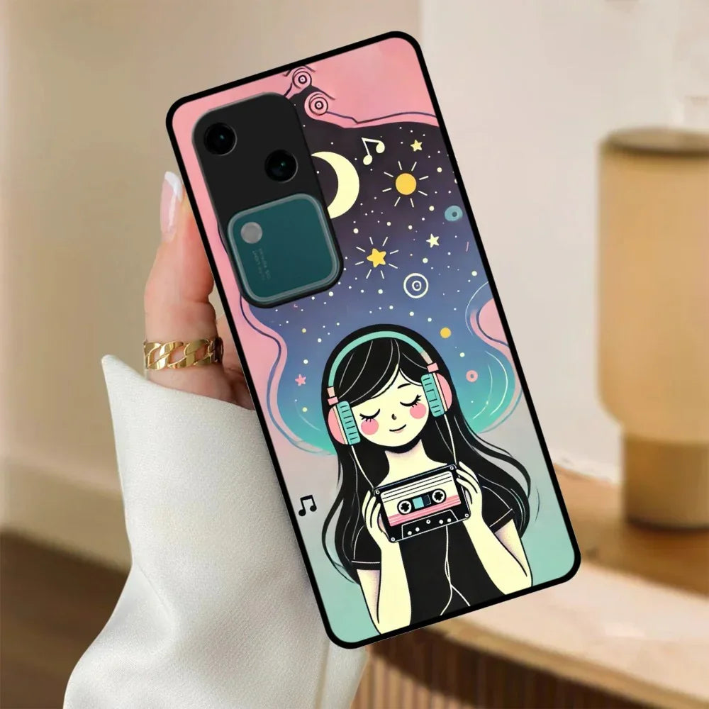 Luna Glossy Metal Case Cover For Vivo - ShopOnCliQ