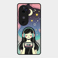luna glossy metal case cover for Vivo V40 5G