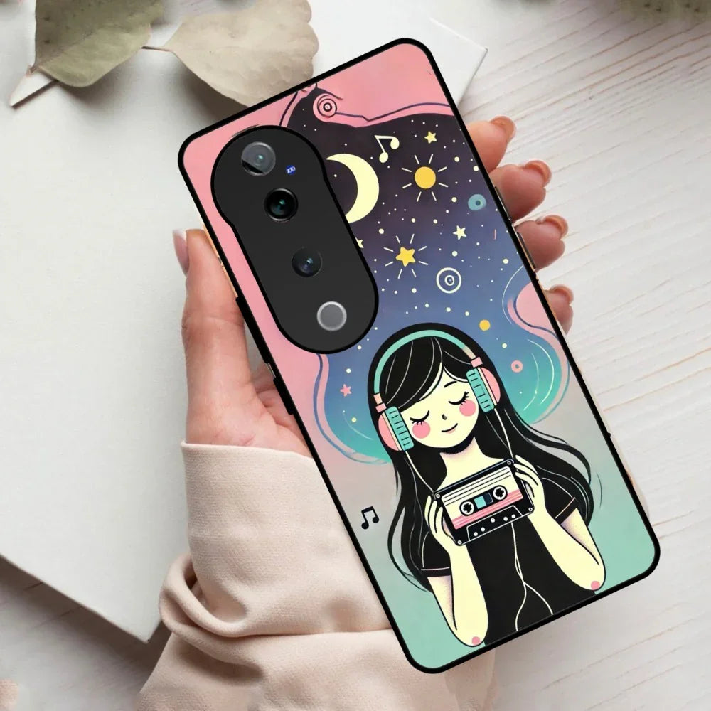 Luna Glossy Metal Case Cover For Vivo - ShopOnCliQ