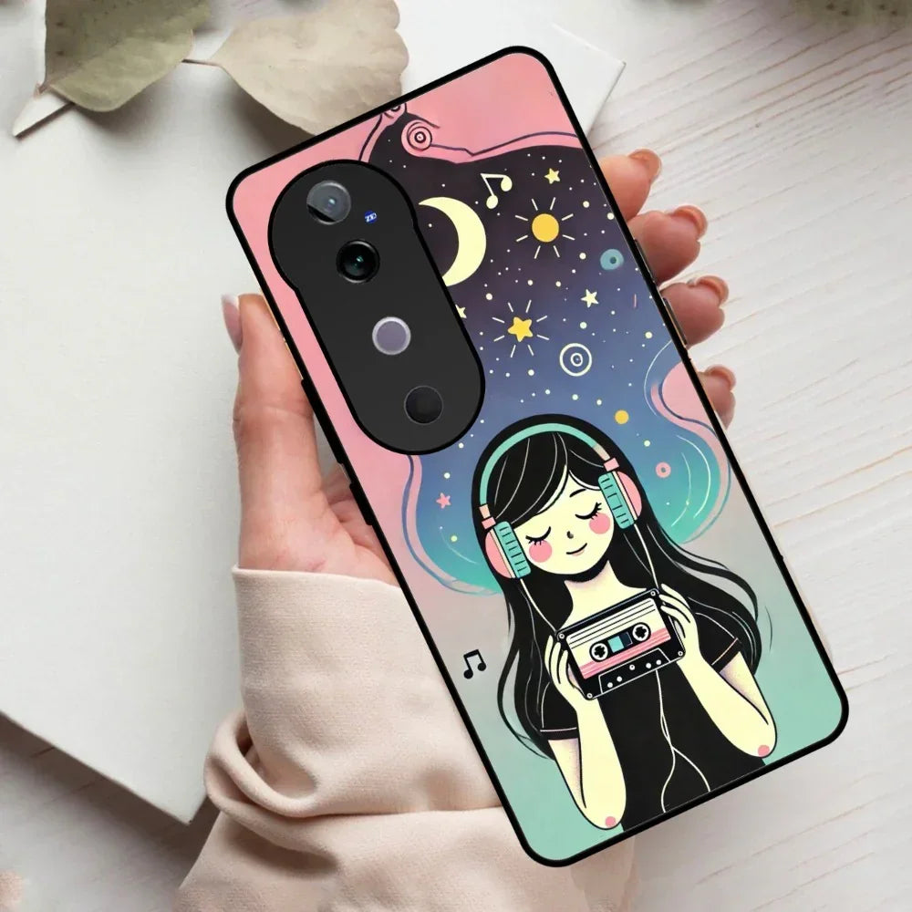 Luna Glossy Metal Case Cover For Vivo - ShopOnCliQ