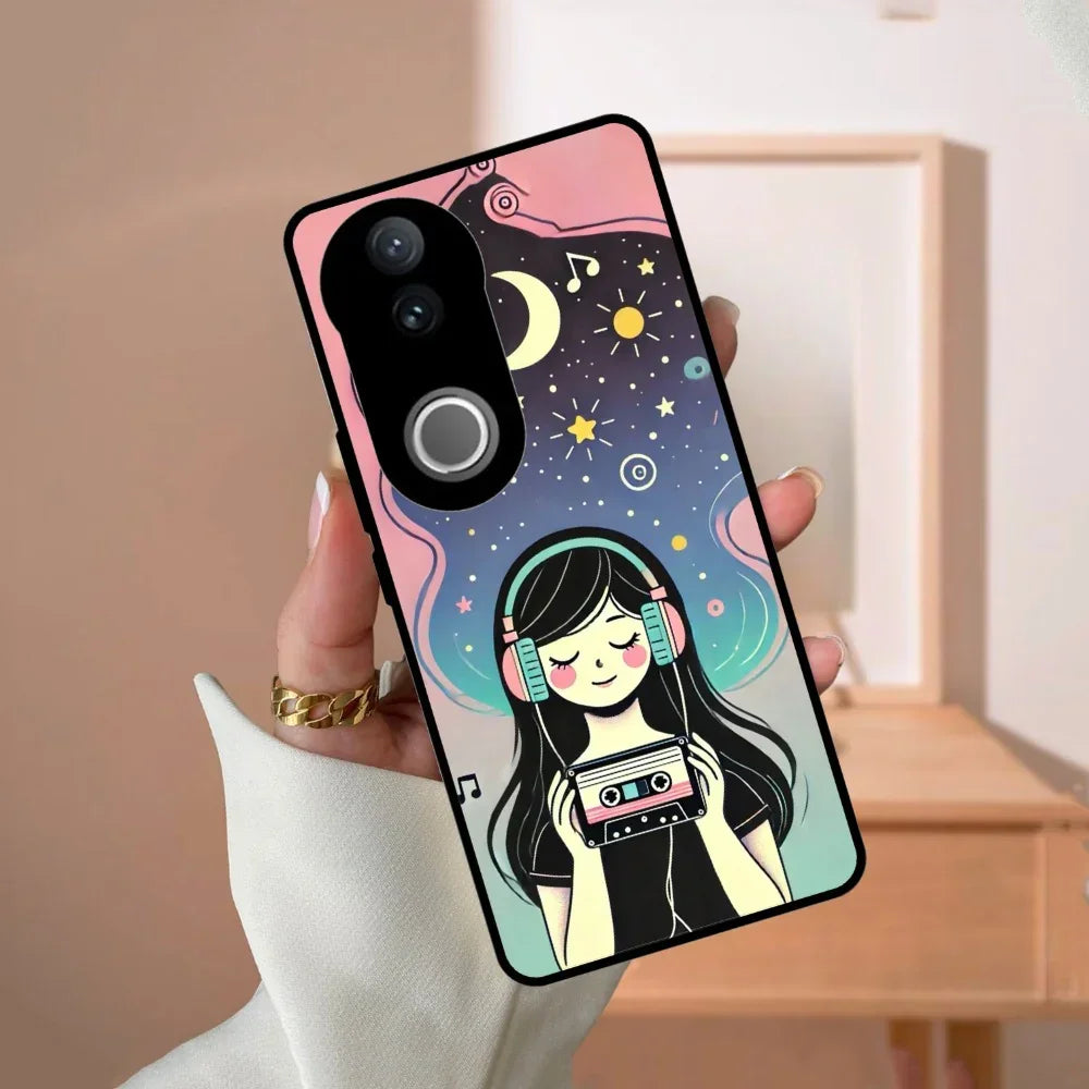 Luna Glossy Metal Case Cover For Vivo - ShopOnCliQ