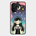 luna glossy metal case cover for Vivo V60 5G