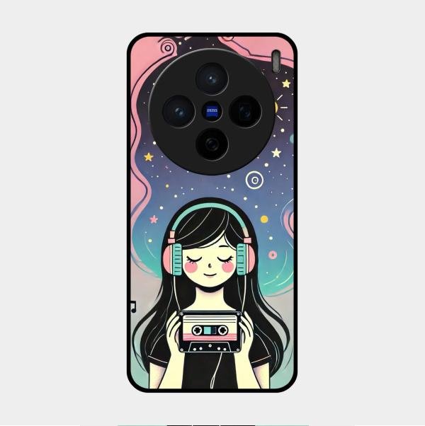 luna glossy metal case cover for Vivo X200 5G