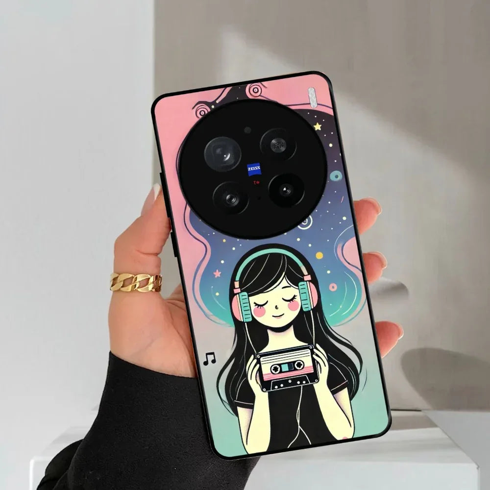 Luna Glossy Metal Case Cover For Vivo - ShopOnCliQ
