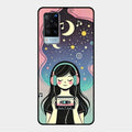 luna glossy metal case cover for Vivo X60 5G