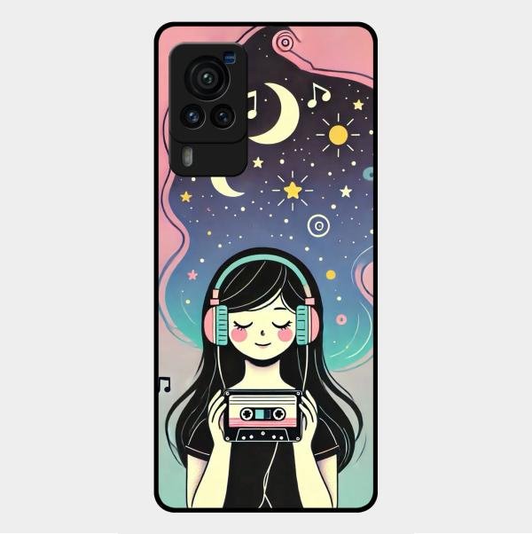 luna glossy metal case cover for Vivo X60 Pro 5G