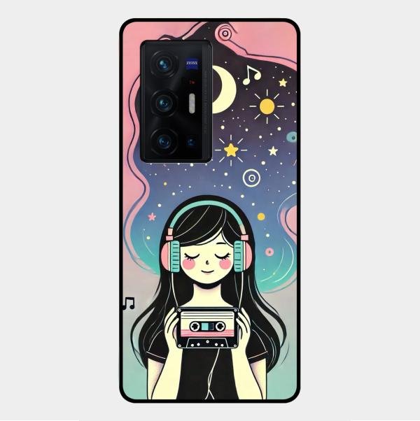 luna glossy metal case cover for Vivo X70 Pro Plus 5G