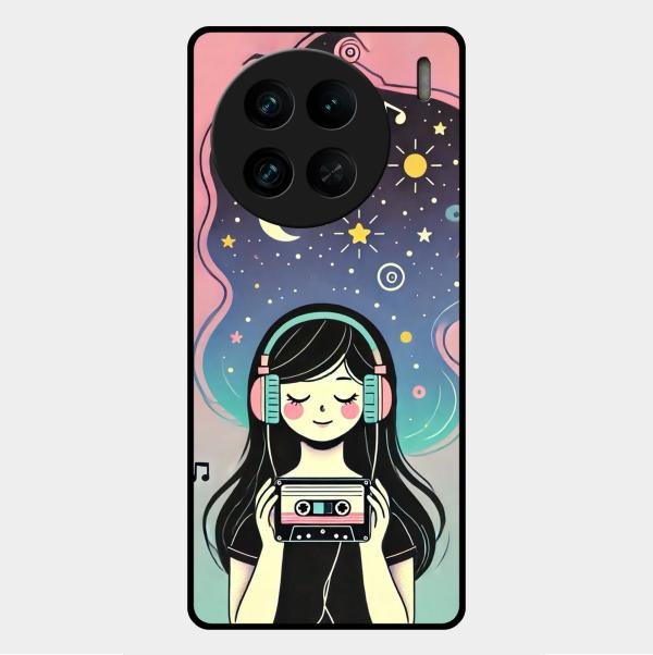 luna glossy metal case cover for Vivo X90 Pro 5G
