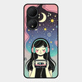 luna glossy metal case cover for Vivo Y100A 5G