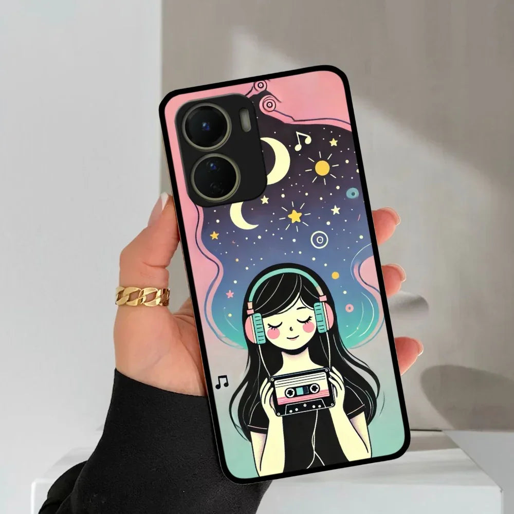 Luna Glossy Metal Case Cover For Vivo - ShopOnCliQ