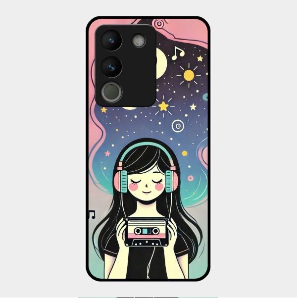 luna glossy metal case cover for Vivo Y200 5G