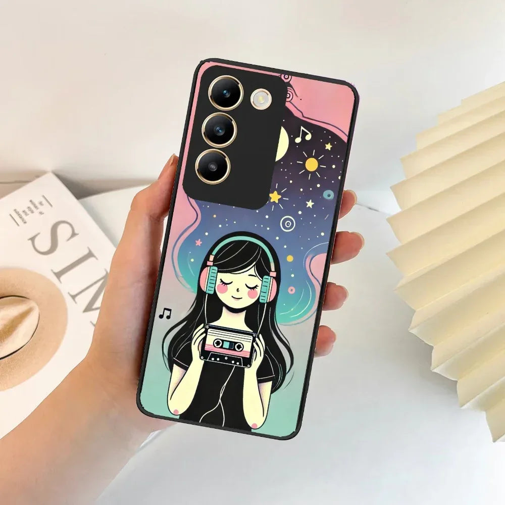 Luna Glossy Metal Case Cover For Vivo - ShopOnCliQ